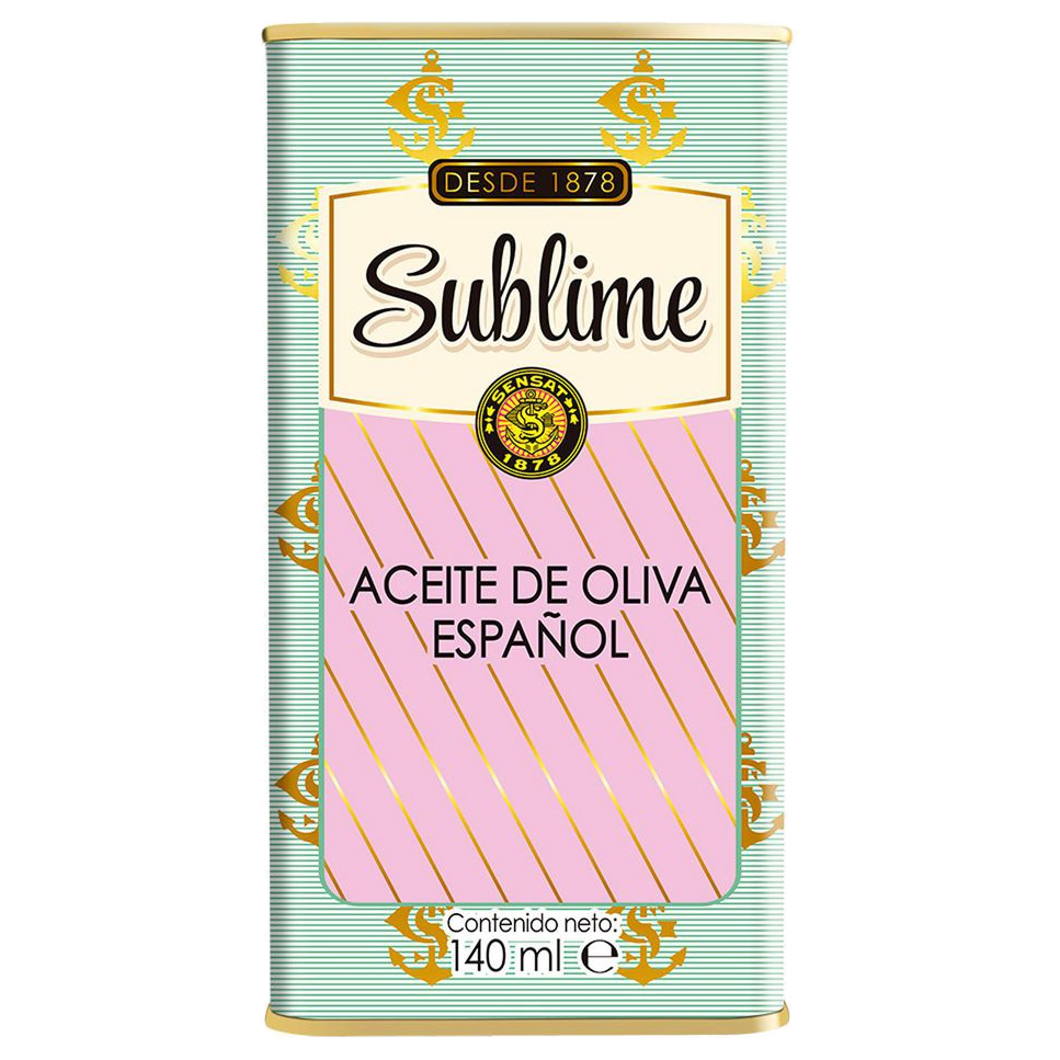 Aceite de Oliva Sublime presentación 140 gramos para uso profesional