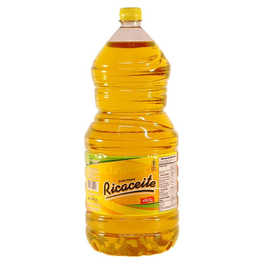 Aceite Ricaceite presentación 3000 cc para cocinas profesionales