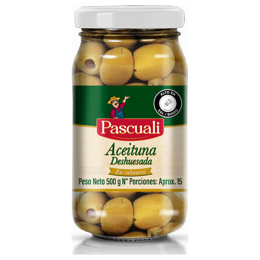 Aceitunas deshuesadas 12 unidades de 500g para cocinas profesionales