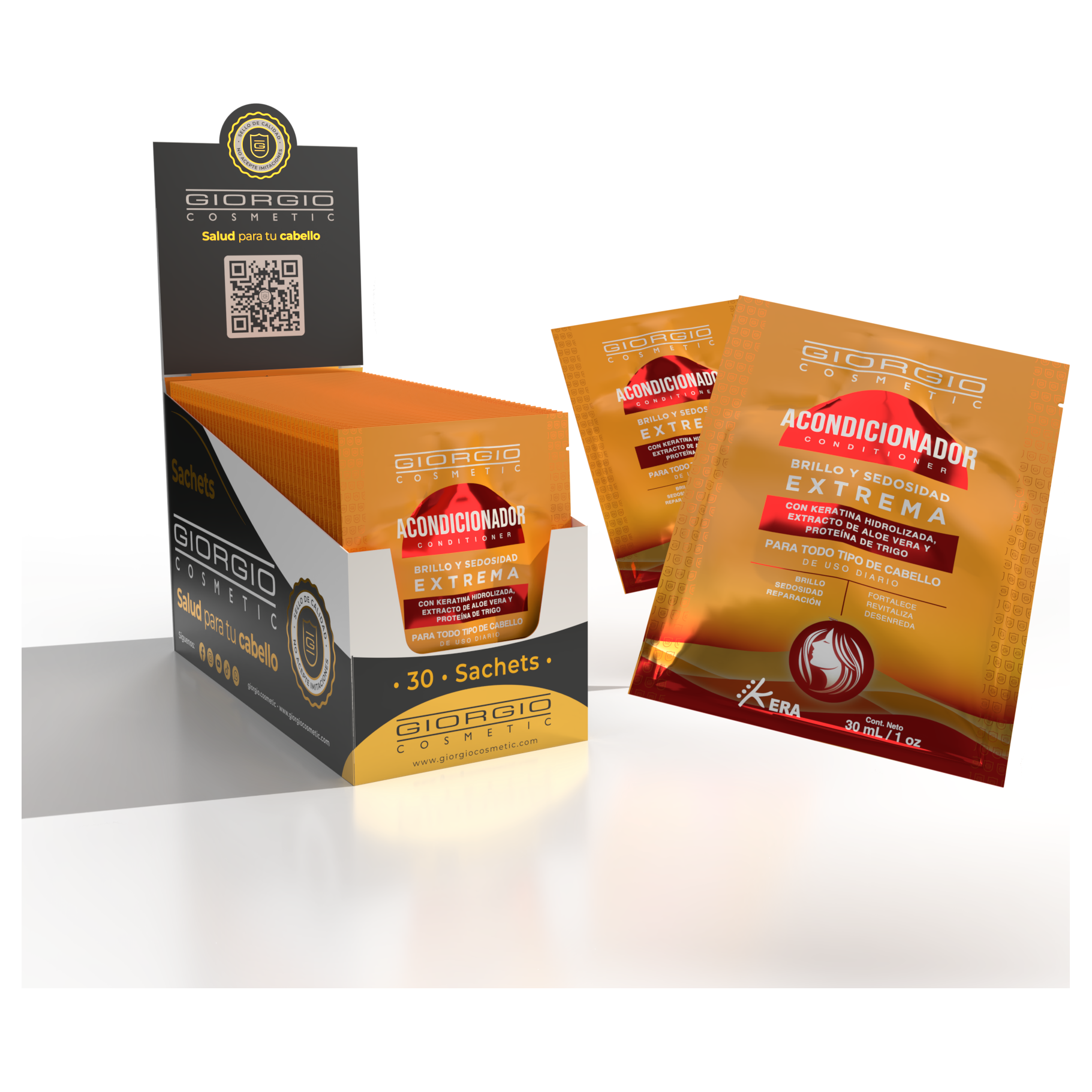 Acondicionador Estándar 30 ml presentación individual para hoteles