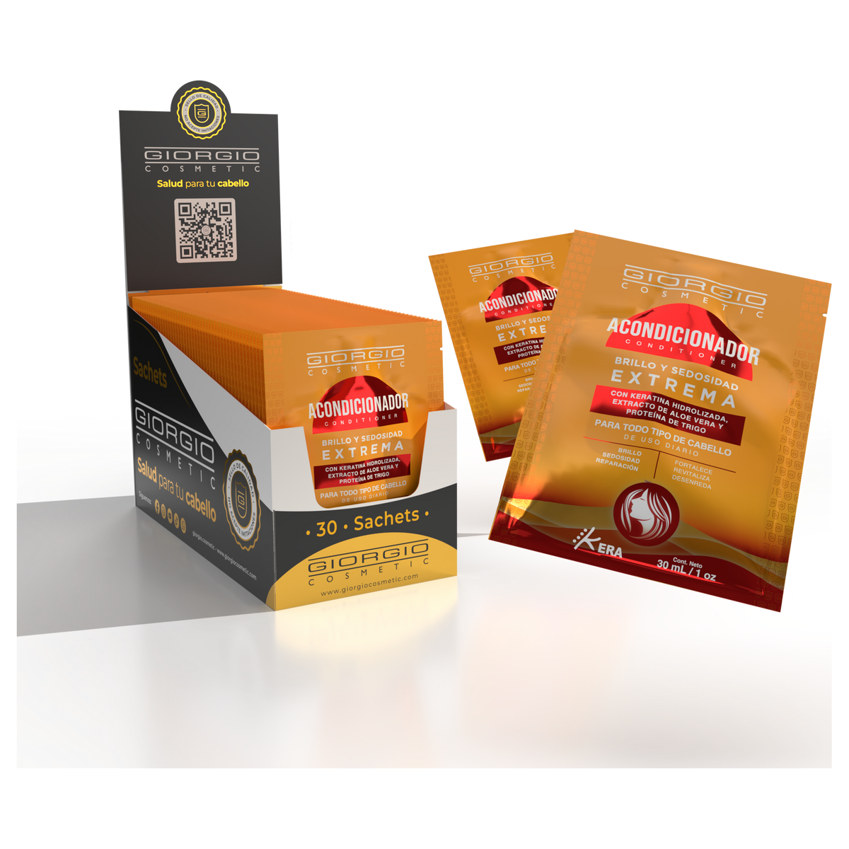 Acondicionador Estándar 30 ml presentación individual para hoteles