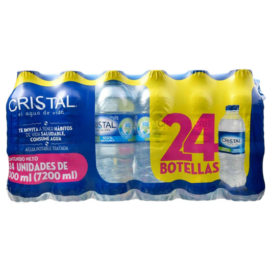 Agua Cristal con Gas Pet 300 ml Paca x24