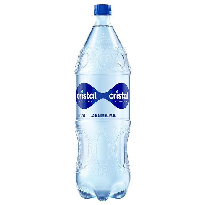 Agua Cristal botella Pet 1 litro paca x12 unidades