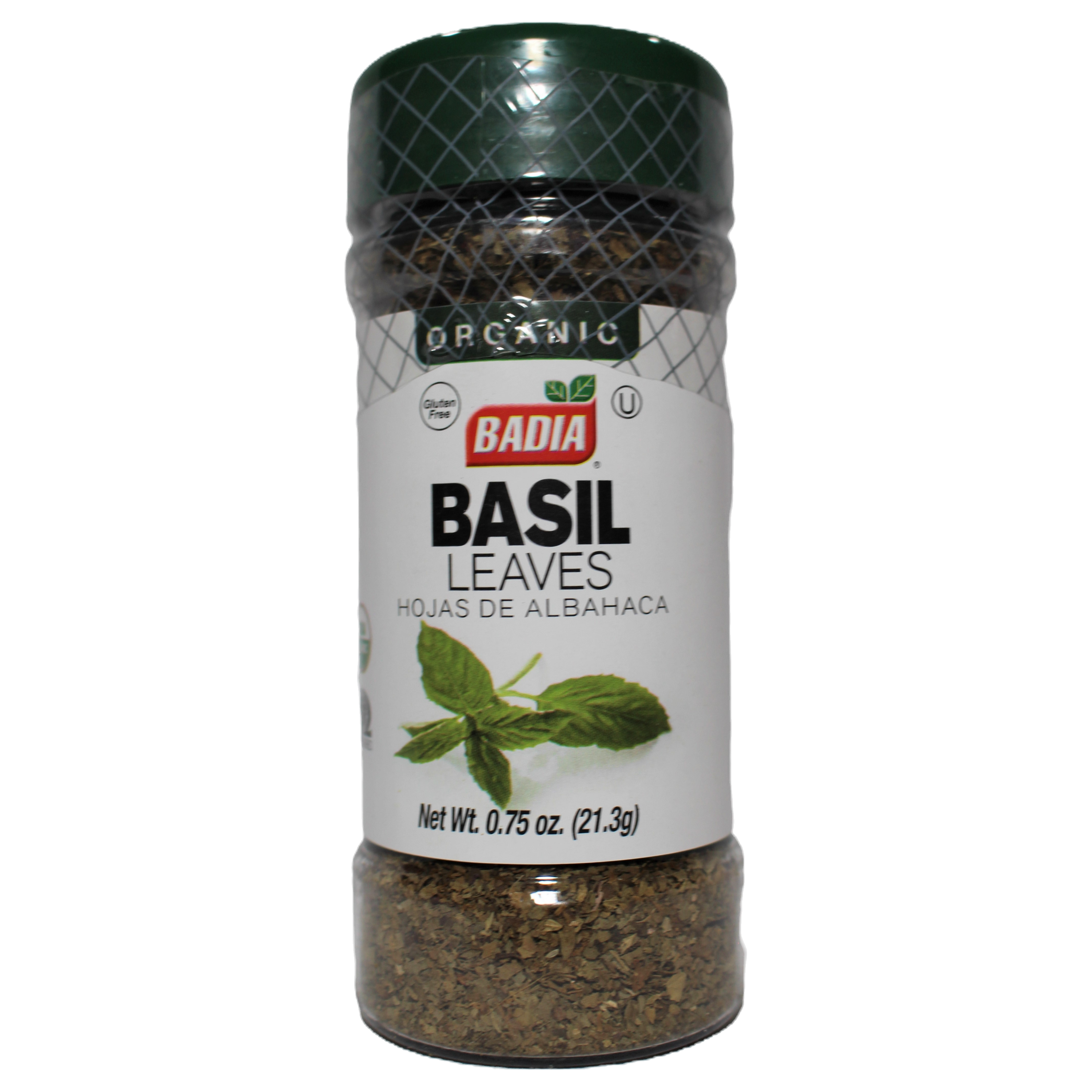 Albahaca Basil Badia presentación 21.16 gramos para cocinas profesionales