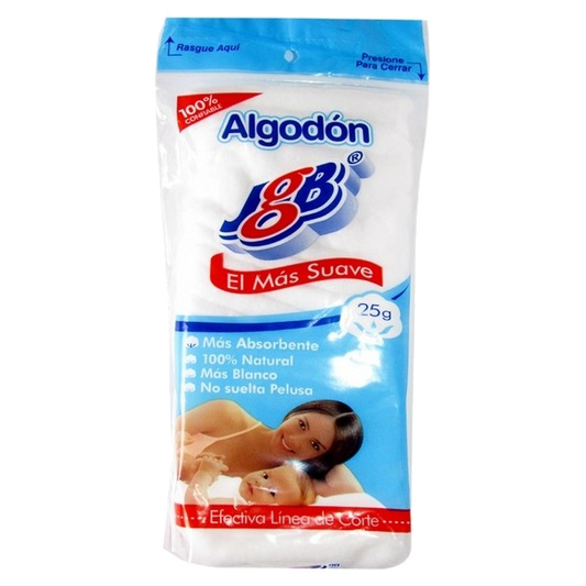 Algodón Zig Zag Jgb Bolsa 25g