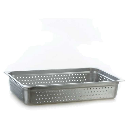 Azafate Acero Entero Inox 10 cm Perforado