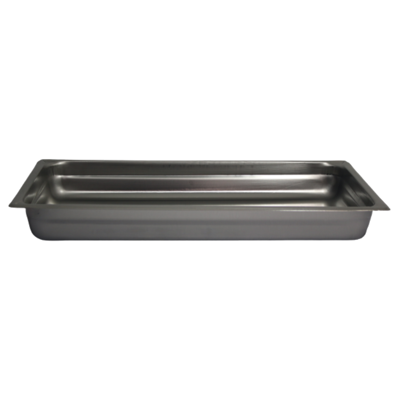 Azafate de acero inoxidable profesional 6 cm para cocina