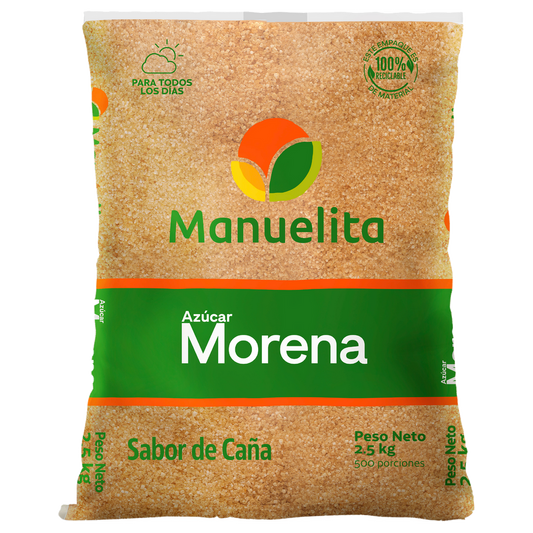 Azúcar Morena Manuelita 2.5 kg