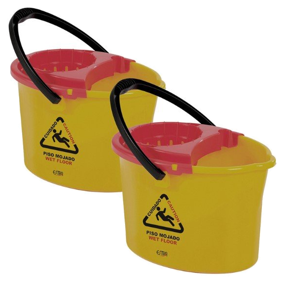 Balde con Escurridor 12 Lts. Fibratex