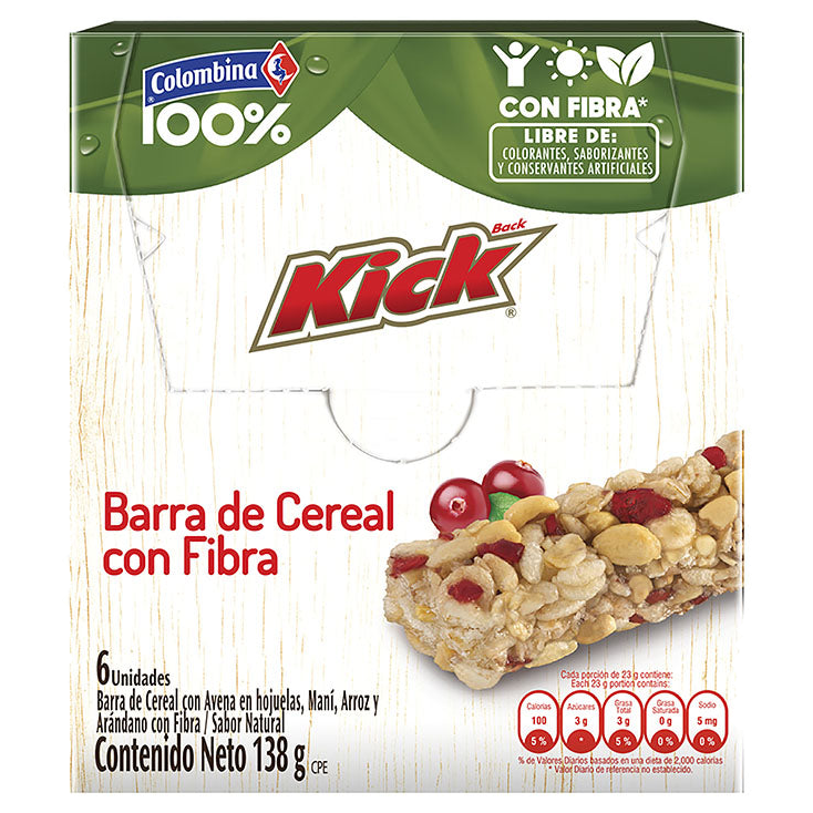 Barra de Cereal Fibra C gr