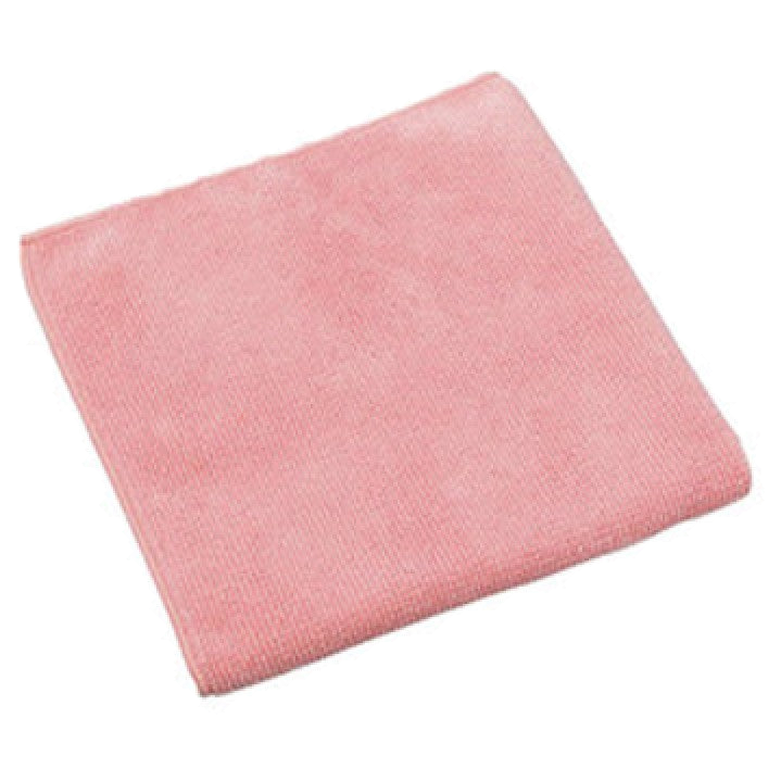 Bayeta roja 1/4 doblada para limpieza profesional en hoteles y restaurantes