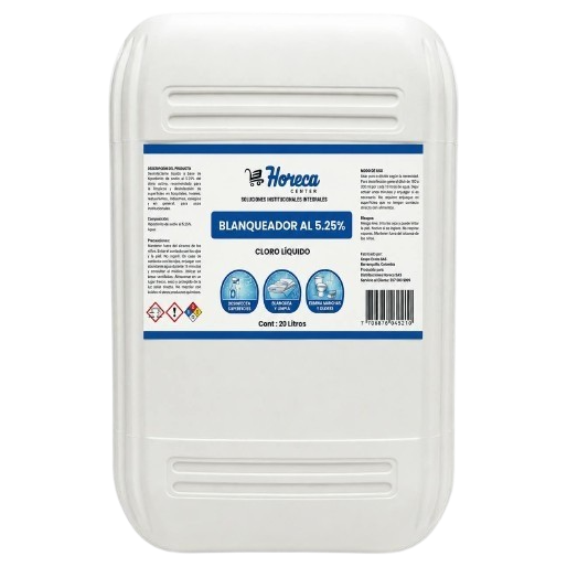 Blanqueador Cloro Liquido 20 L