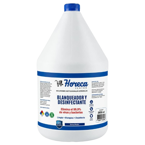 Blanqueador y Desinfectante 3850 ml