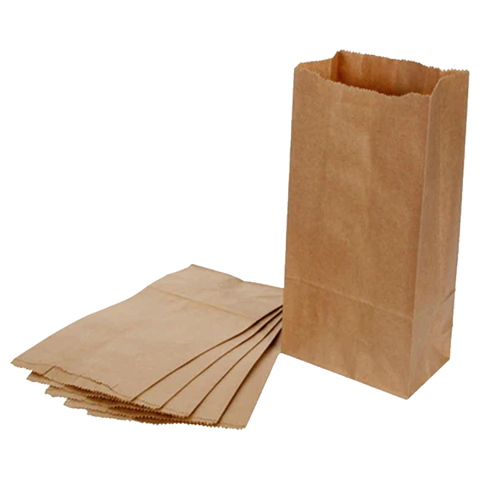 Bolsa Kraft mediana 30x17x34 centímetros para empaques de alimentos y despachos