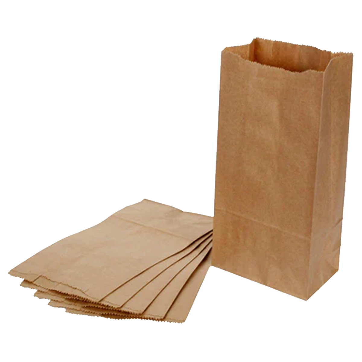 Bolsa Kraft mediana 30x17x34 centímetros para empaques de alimentos y despachos