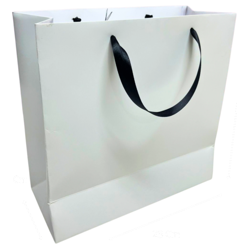 Bolsa mediana eco blanca 22x31 para separación de residuos institucional