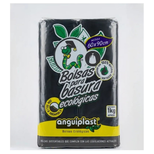 Bolsa Nn. Extrafuerte Negra Eco 35x44