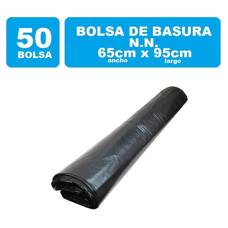 Bolsa Nn. Negra Rollo x50 36x44