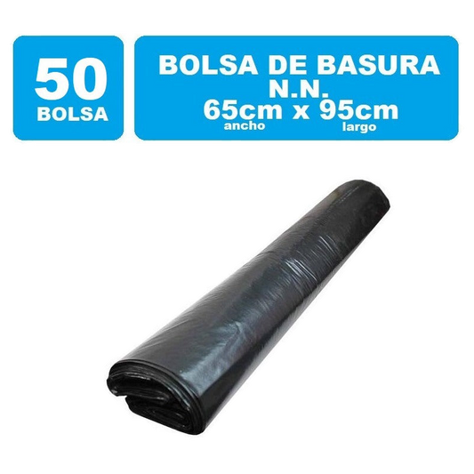 Bolsa Nn. Negra Rollo x50 36x44