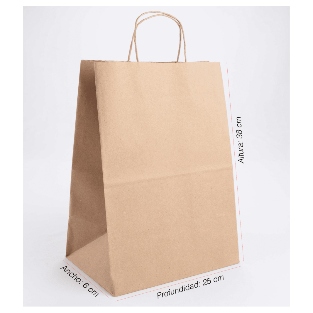 Bolsa Papel Prem Manigueta P-1 #65x200