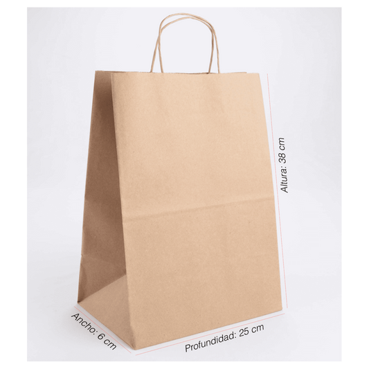 Bolsa Papel Prem Manigueta P-1 #65x200
