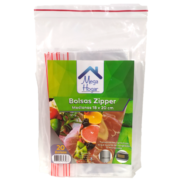 Bolsa Zipper 20 L x 18a