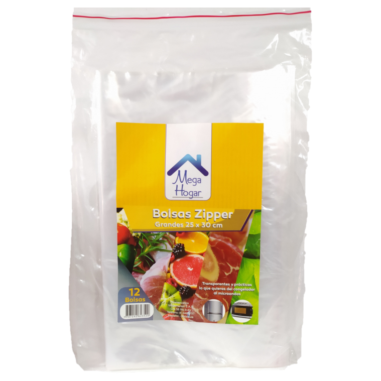Bolsa Zipper 30 L x 25a