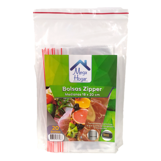 Bolsa Zipper 20 L x 18a