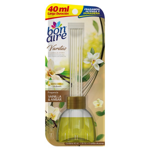 Bon Varitas 40 ml Vainilla, químico de limpieza profesional Bon Aire