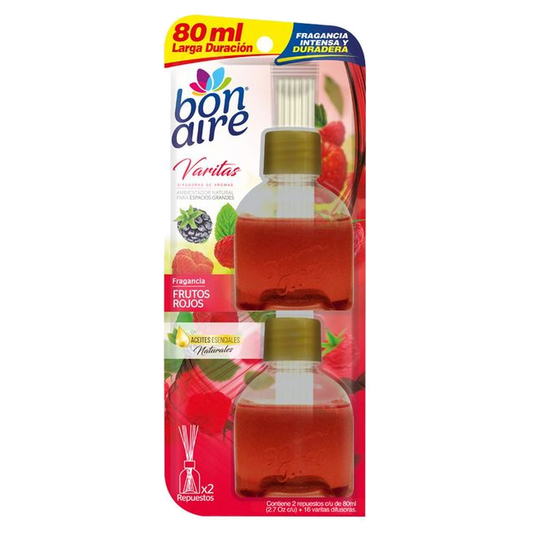 Bon Varitas 80 ml x2 Frutos Rojos