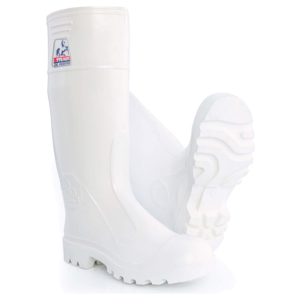 Bota Super Track Blanca talla 41 para personal de cocina y aseo