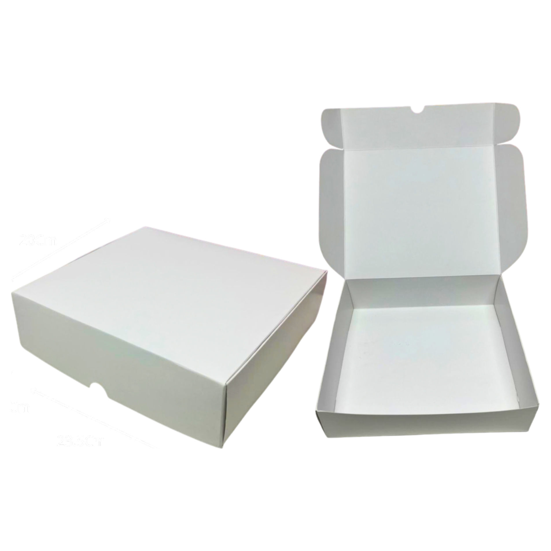 Caja Comida Mediana 16x14x4.5 Blanca