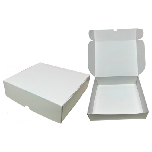 Caja Comida Mediana 16x14x4.5 Blanca