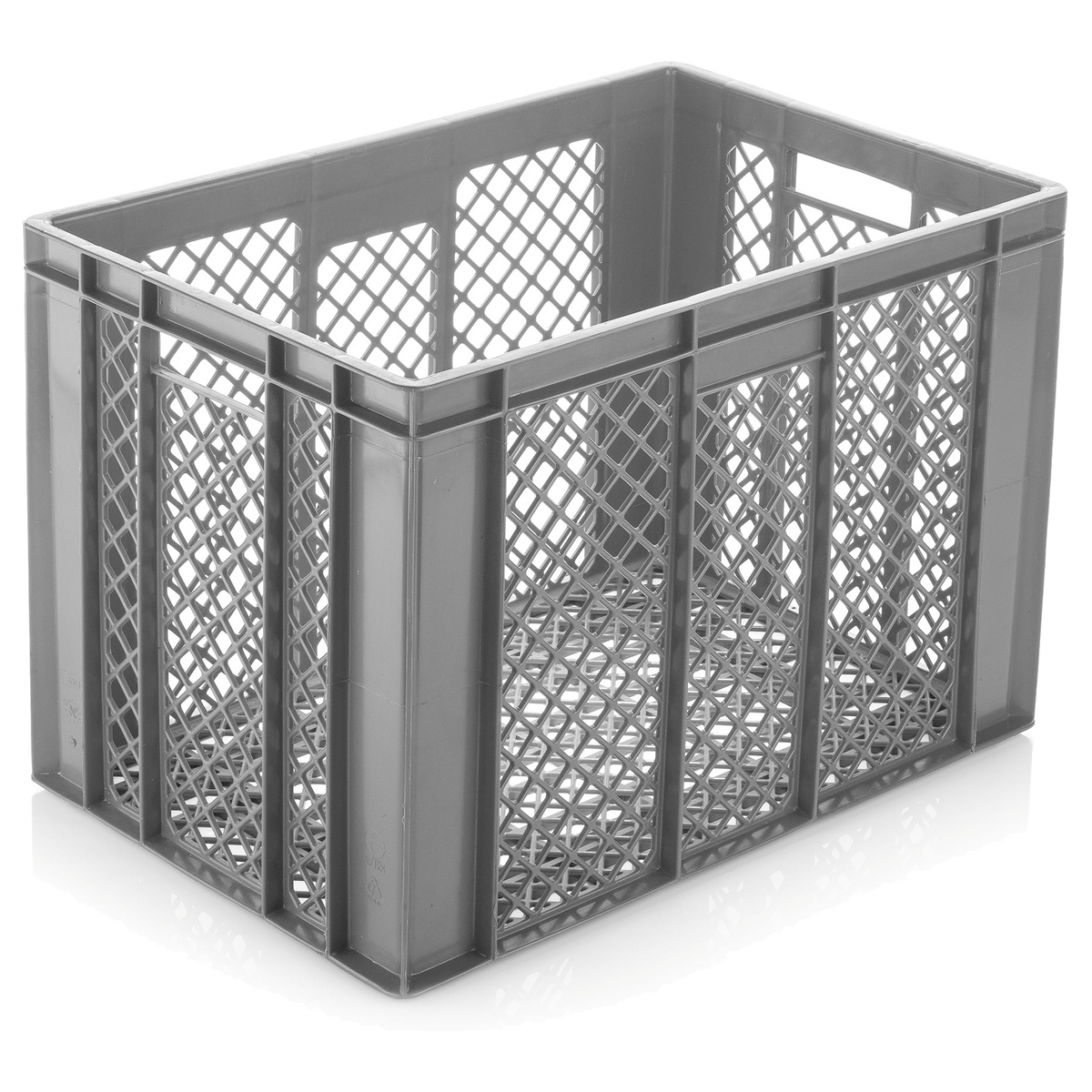 Caja fondo cerrado pared cerrada 60 gris Estra para cocina profesional