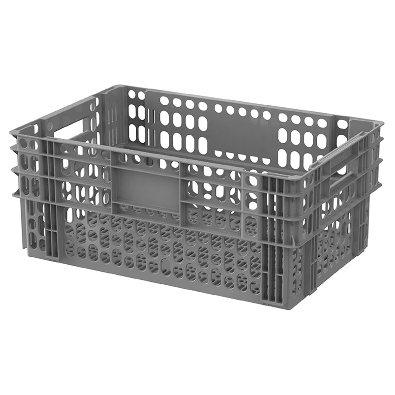Caja fondo lineal pared 60x40x13 centímetros color verde para cocina profesional