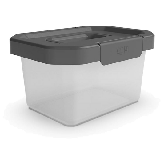 Caja Organizadora Estrabox con Manija 11 L Natural Gris Emp8 10