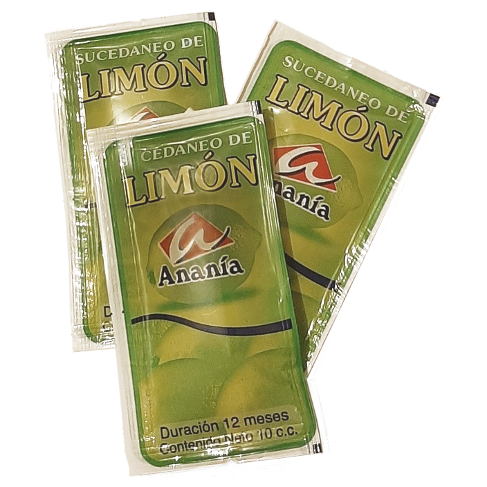 Caja Sachet Limón x5 unidades 400g para empaques de alimentos