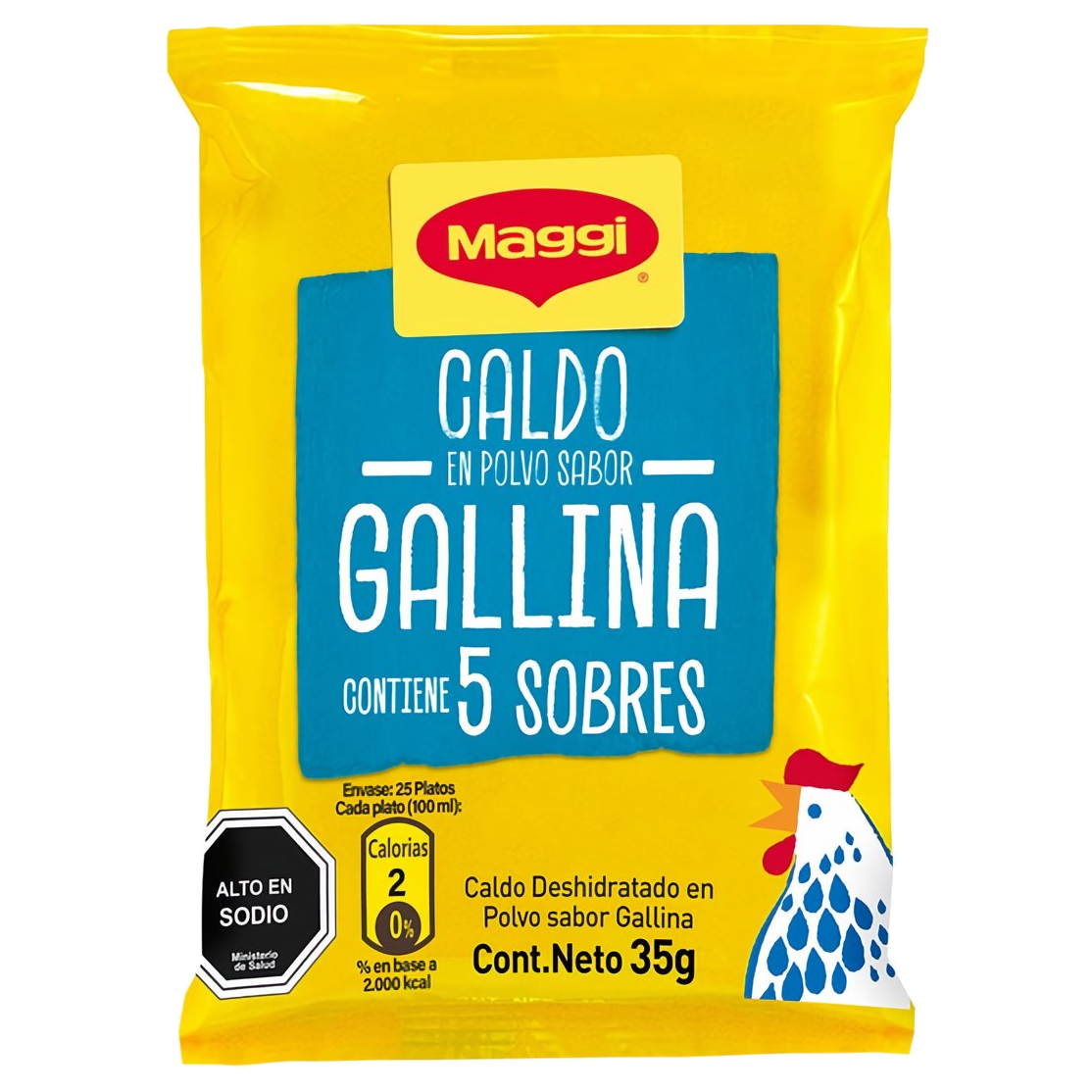 Caldo de Gallina Maggi Npro presentación caja x 97 para cocinas profesionales