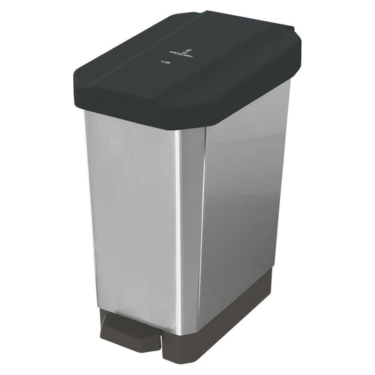 Caneca-papelera Estrabins Pedal 44 Lt. Negro