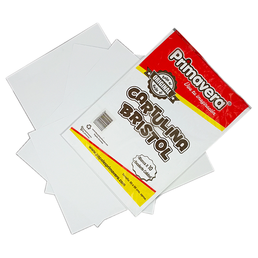 Cartulina Bristol 1/8x7 Blanca