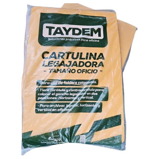 Cartulina Legajadora Taydem Oficio
