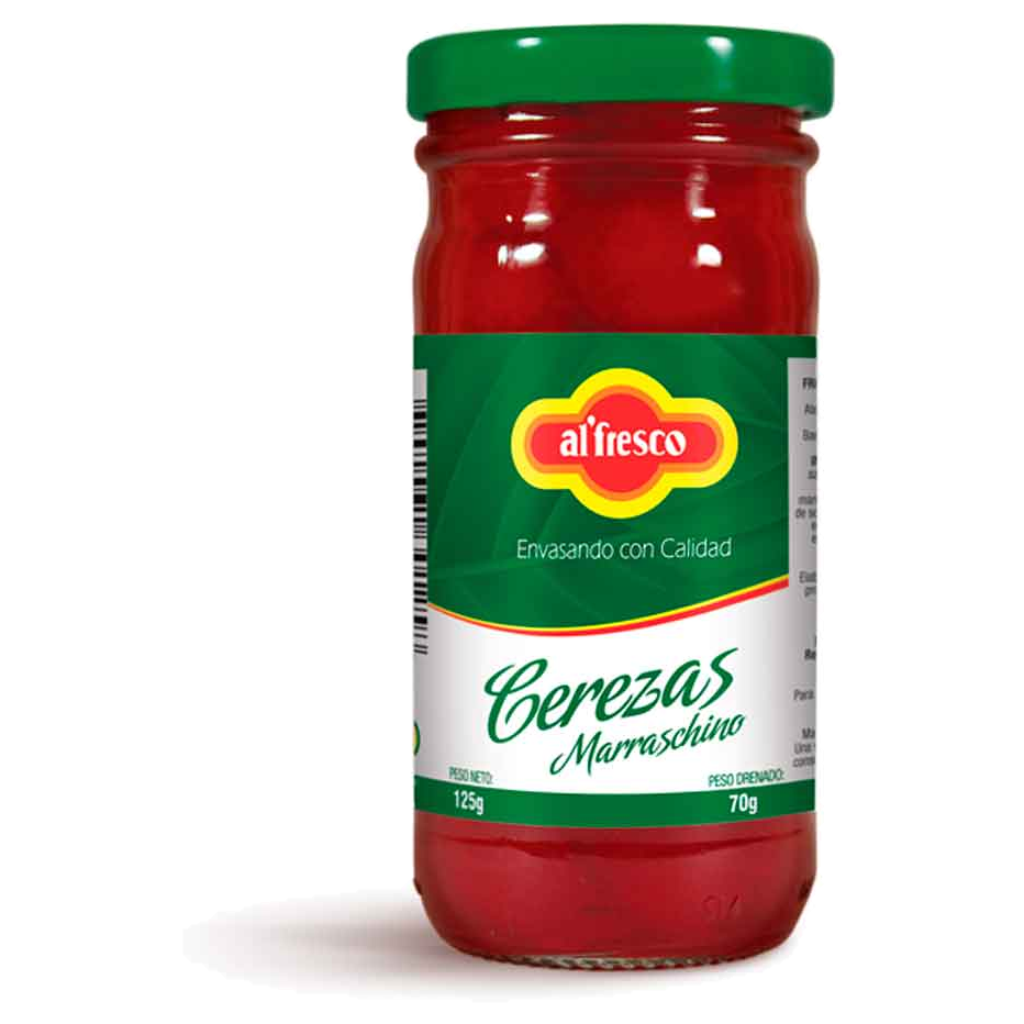 Cereza Alfresco presentación 125 gramos para cocinas profesionales