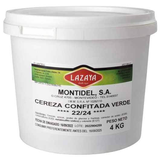 Cereza en Trozo Lazaya x4250g