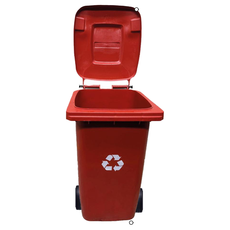 Contenedor 120 lts Rojo Triple Clean