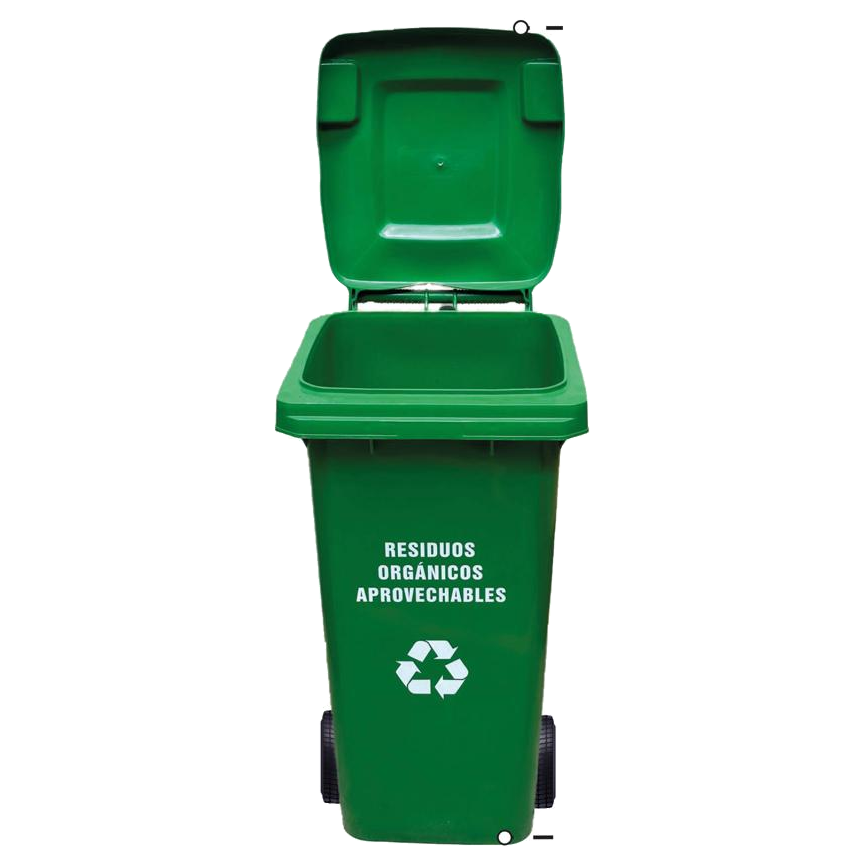 Contenedor 120 Lts. Verde Triple Clean