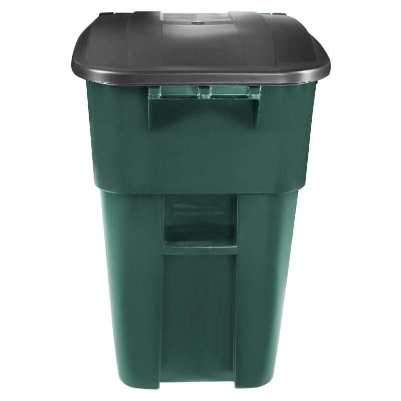 Contenedor Brute Rollout Verde 189 litros Rubbermaid