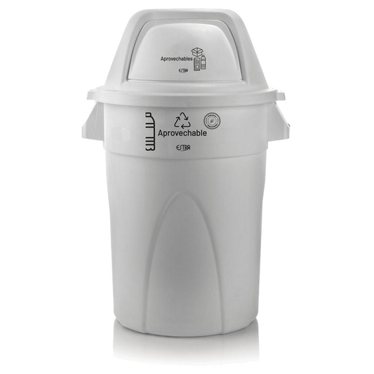 Contenedor Elite 121 lt Blanco