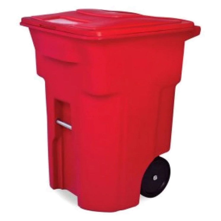 Contenedor Forte 180 litros color rojo para separación de residuos institucional