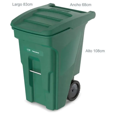 Contenedor Forte 240 Lt. Verde