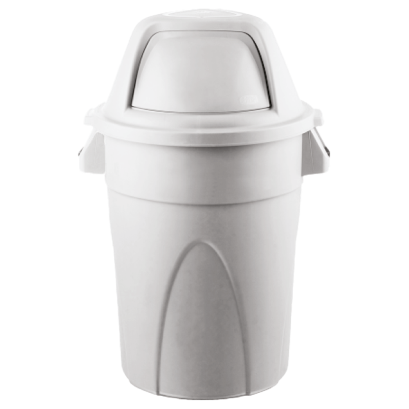 Contenedor Red con tapa vaivén 121 litros color blanco para residuos